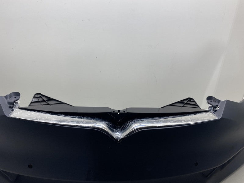 1056370-S0-A ⭕ 2016-2020 Tesla Model S Front Bumper Cover w/ Foglight & Sensor Hole Assembly