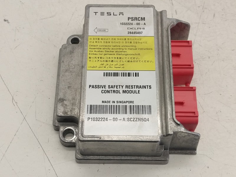 1032224 00 A ⭕12-15 Model S Passive Safety Restraint Computer  Module Crash Data 1032224-00-A