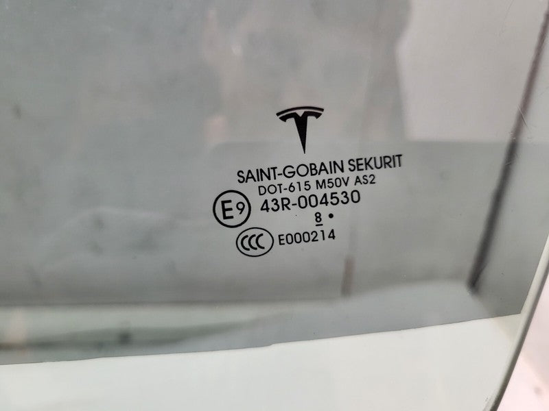 43R-004530 ⭕ 2017-2019 Tesla Model 3 Front Driver Side Door Window Glass Left (Single Pane)