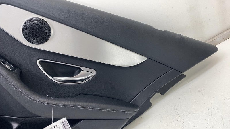 ⭕ 2015-2021 Mercedes Benz C300 Rear Passenger Side Door Trim Panel RH Black OEM