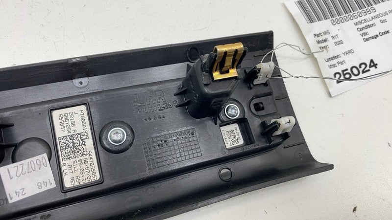 PT00001399 ⭕ 22-24 Rivian R1T Rear Driver Side Door Sill Scuff Plate Cover Left PT00001399