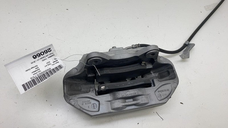 ⭕ 2020-2024 Tesla Model Y Front Left Caliper w/ Brake Hose Line OEM 22