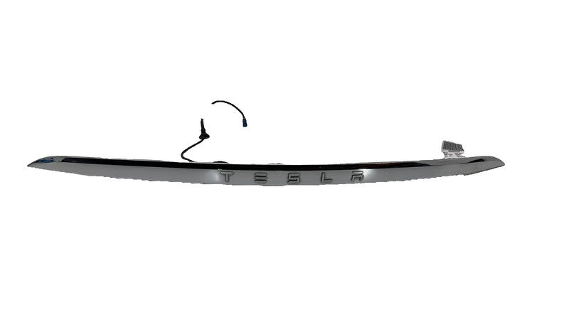 ⭕ 16-20 Model X Trunk Lid Liftgate Applique Chrome Trim w/ Camera 1035370-00-E