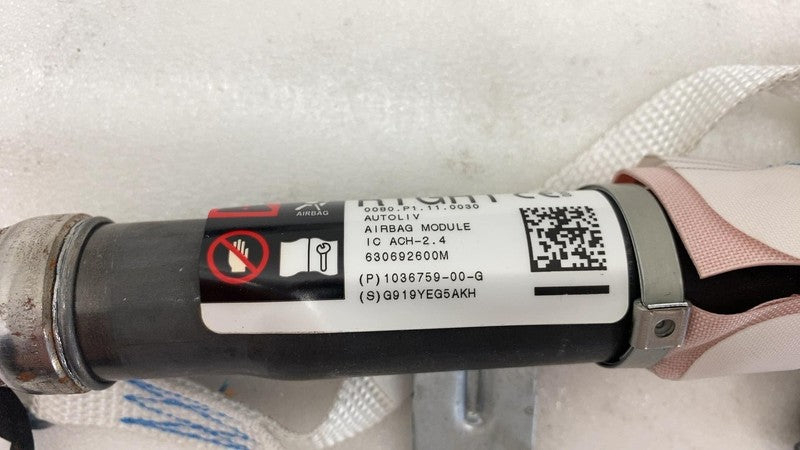 ⭕16-23 Tesla Model X Front 1st Row Roof Curtain Airbag Module Right 10