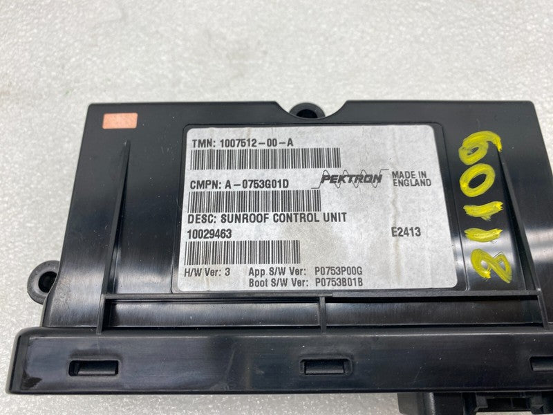100751200A ⭕ 12-20 Tesla Model S Sunroof Controller Moon Roof Control Module 1007512-00-A
