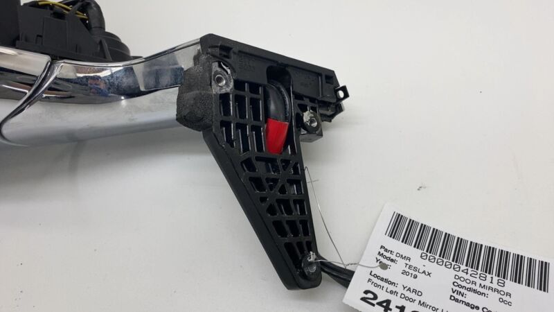 2177.6003AV 2016-2020 Tesla Model X Front Left Exterior Rear View Door Mirror (No Skull Cap)
