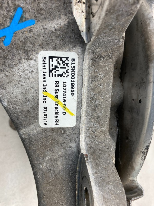 ⭕16-20 Model X Rear Right Suspension Spindle Knuckle w/ Dust Shield 10