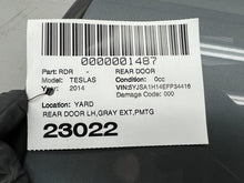 2012-2015 Tesla Model S Rear Driver Side Door Shell Panel Left Assy Gray - PMTG