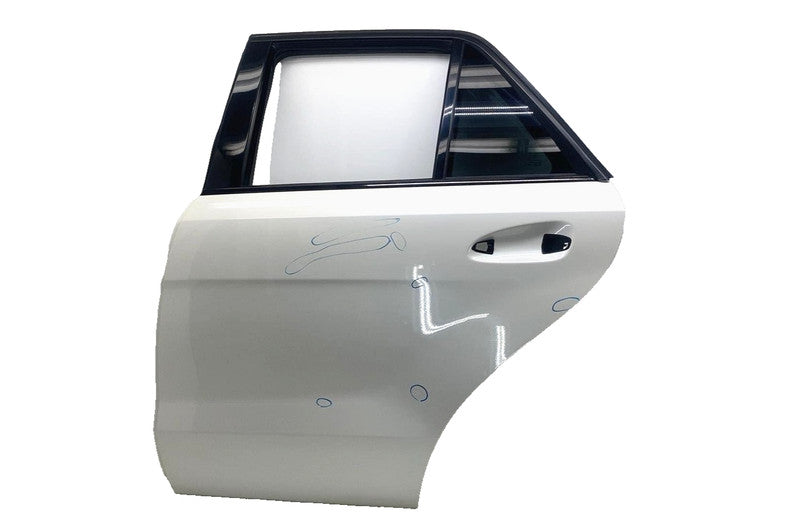 16-19 Mercedes-Benz GLE350 Rear Left Door Shell Panel w/ QTR Glass White - 799