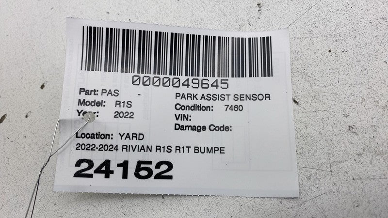 PT0002153 2022-2024 Rivian R1S R1T Bumper Parking Park Assistance PDC Sensor PT0002153 OEM