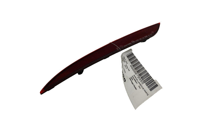 ⭕ 12-20 Model S Rear Driver Side Bumper Lamp Reflector Light Left 6007