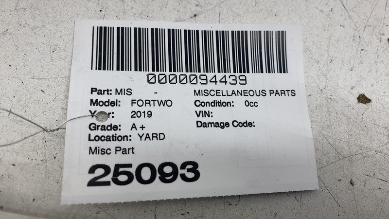 ⭕ 2019 Smart EQ Fortwo 2D Central Display Electronic Control Module A4