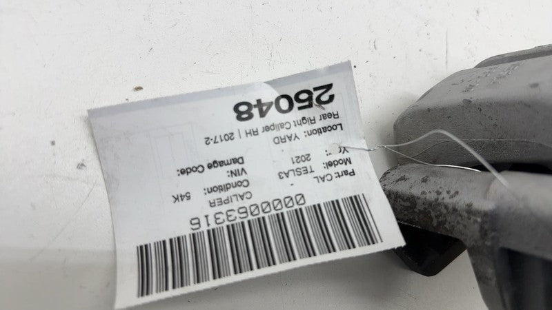 ⭕ 17-23 Tesla Model 3 Y Rear Right Caliper w/ Brake Line Hose BASE 104
