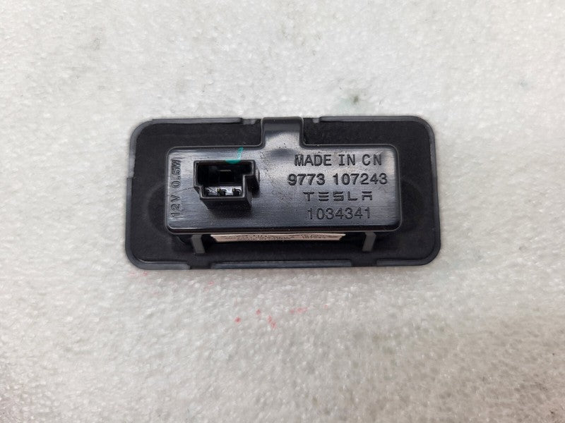 1034341 00 A ⭕ 12-20 Model S X Rear Bumper Left = Right License Plate Lamp Light 1034341-00-A