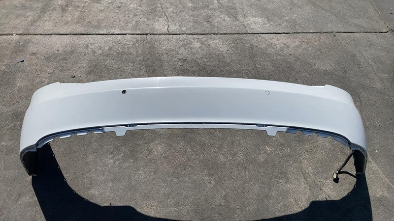 6008179-00-D ⭕ 12-15 Model S MS Rear Bumper Cover w/ Sensor & Harness White PPSW 6008179-00-D