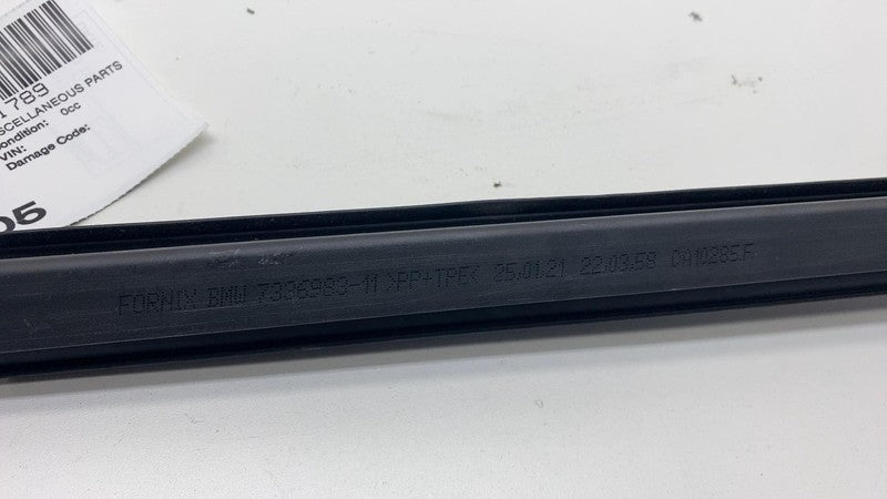 7336983 11 2018-2023 BMW 530e G30 Rear Driver Side Door Window Inner Weatherstrip Seal Left
