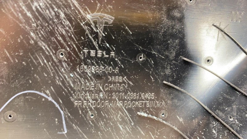 1634347-01-H ⭕ 2021-2024 Model X Front Right Side Door Panel Trim Card RH Black 1634347-01-H