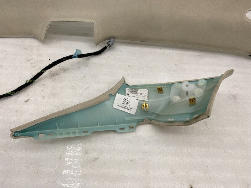 ⭕ 16-20 Tesla Model S SET of Ceiling Headliner Sunvisor Upper A + B + 