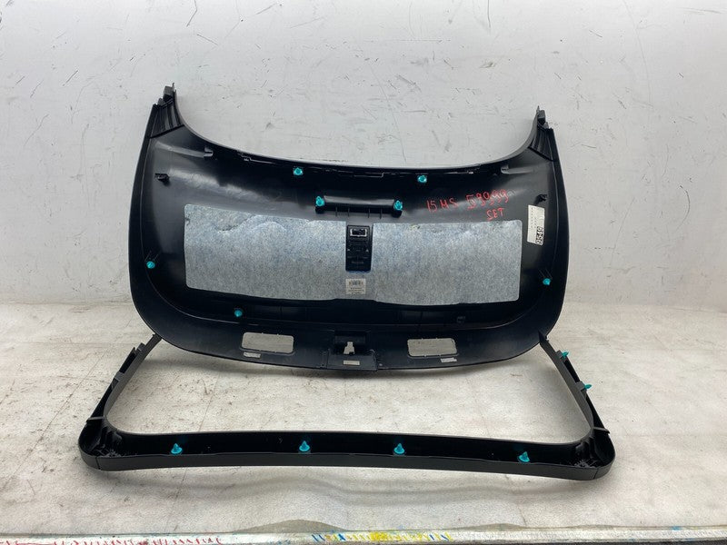 1009238 00 B 12-20 Model S Lower Liftgate Trim & Upper + Left + Right Side Panel 1009238-00-B