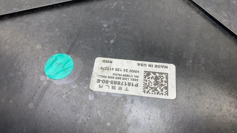 ⭕ 2024 2025 Cybertruck Rear Right Lower Pick-Up Truck Bed Side Wall 18