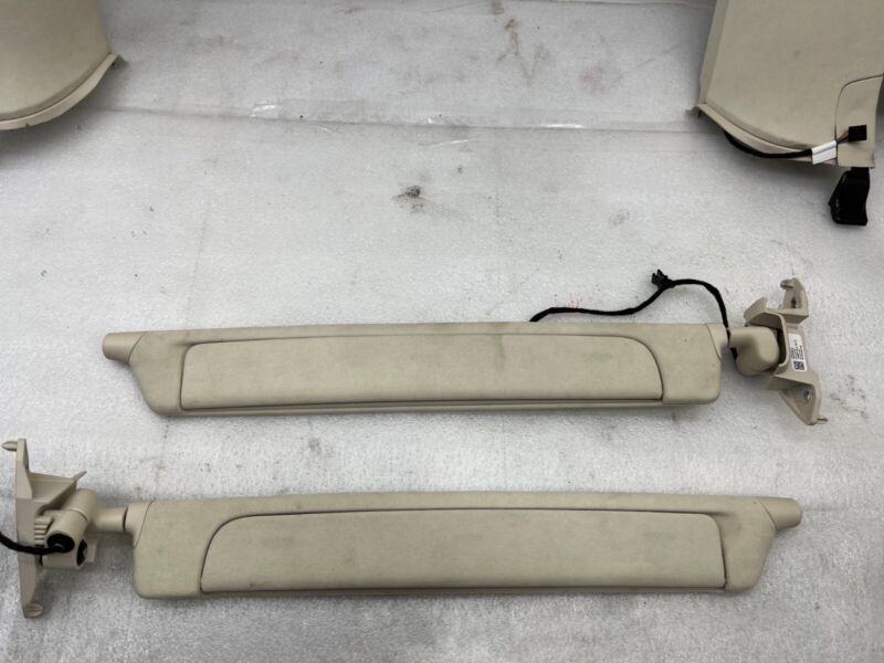 105501800B 2016-2020 Tesla Model X SET of Ceiling Headliner Sunvisor Upper A + B + C-Pillar