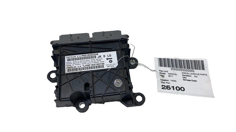 68185855AB ⭕ 2013-2017 Jeep Wrangler Occupant SRS Restraint Control Module Unit 68185855AB