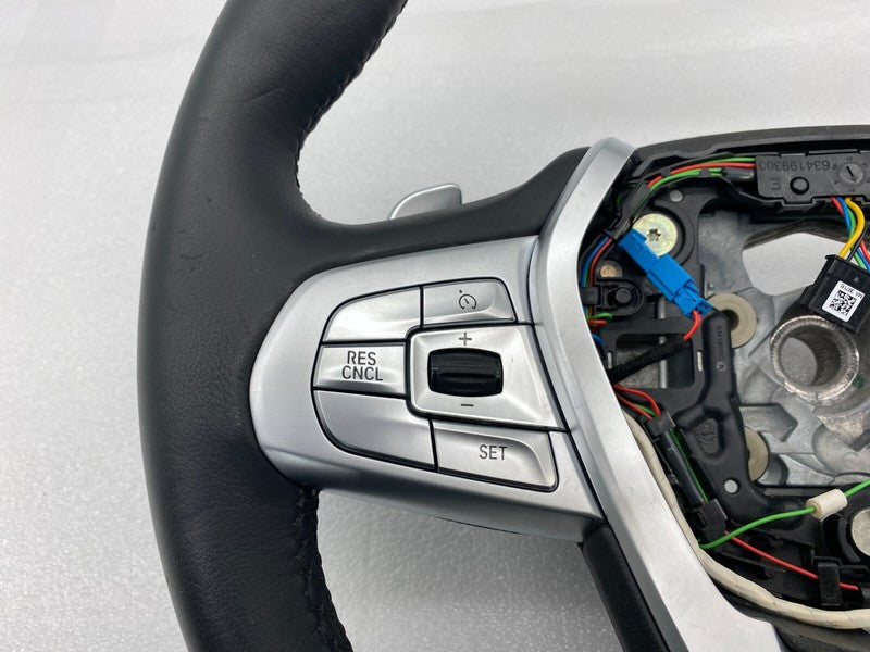 ⭕ 2016-2019 BMW 740i 750i G11 G12 Sport Steering Wheel Leather w/ Padd