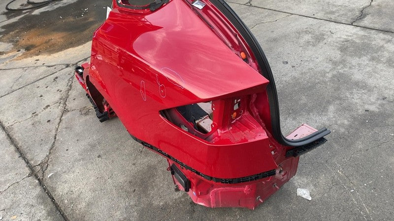 ⭕ 2021-2023 Tesla Model X Rear Driver Side Quarter Panel Cutout Left Red - PPMR