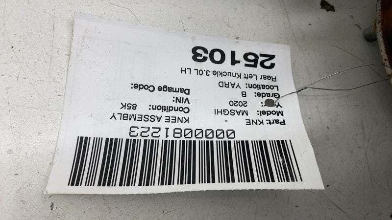 ⭕ 14-21 Maserati Ghibli Rear Left Side Spindle Knuckle Hub w/ Control 