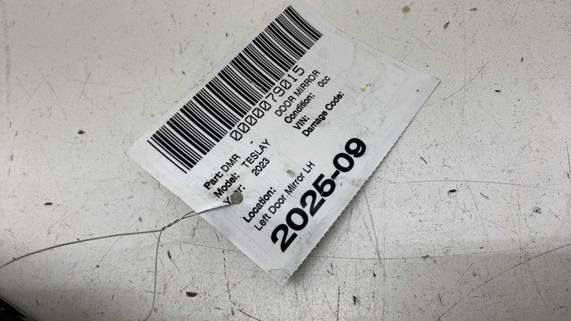 ⭕ 21-24 Model Y Left Exterior Rear View Door Mirror (NO SKULL CAP) 159