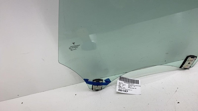 ⭕ 17-23 Tesla Model 3 Rear Driver Side Door Window Glass Left LH Singl
