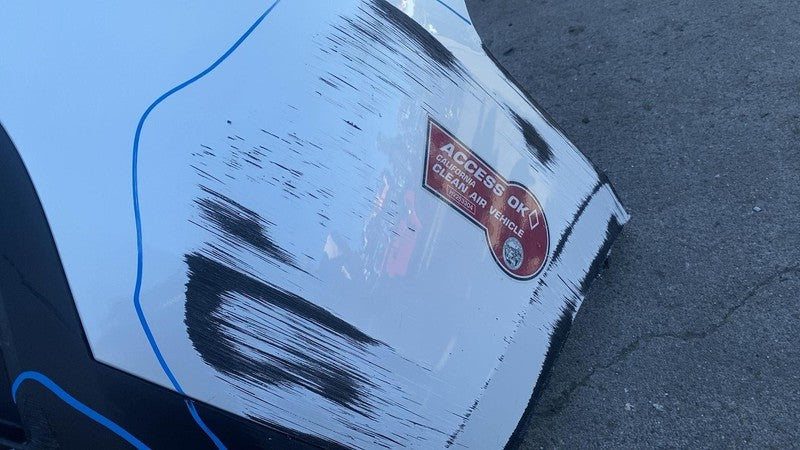 2023-2025 Tesla Model Y Rear Bumper Cover & Lower Valance Diffuser Whi