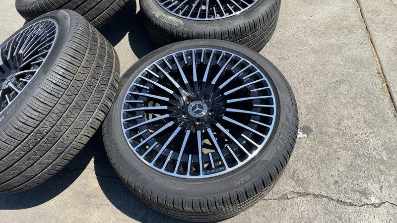 ⭕2022-2024 Mercedes-Benz EQS 450+ V297 Set of 4 21" Wheel Rim w/ Tire 264/40 R21