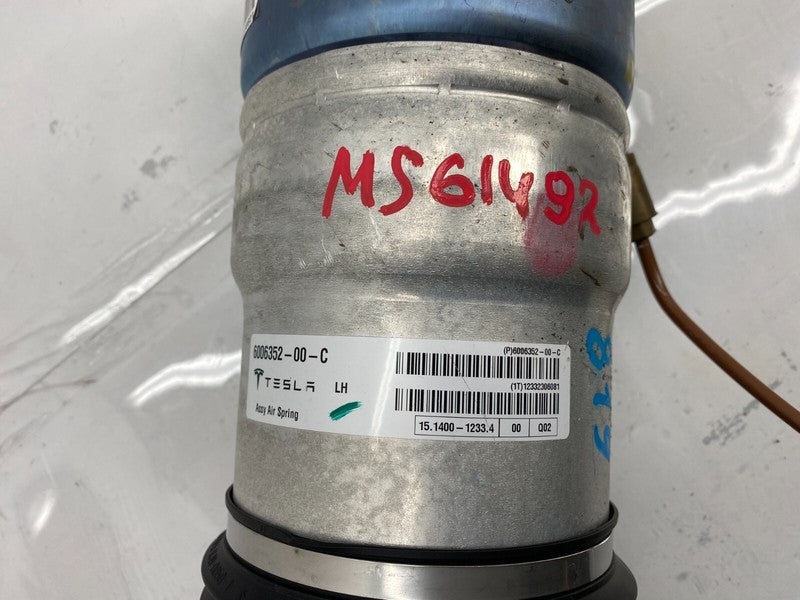 ⭕ 12-15 Model S Rear Driver Side Air Suspension Spring Module Left 600