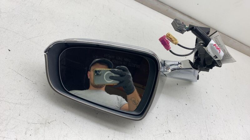 2012-2015 Tesla Model S Front Right Exterior Rear View Door Mirror Brown - PPTI