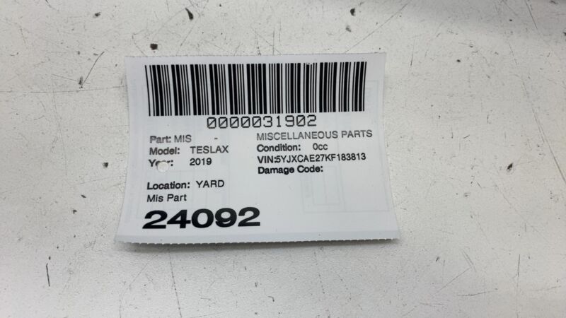 105155406J ⭕16-20 Model X Rear Right & Left Falcon Door Upper & Lower Trim SET 1051554-06-J