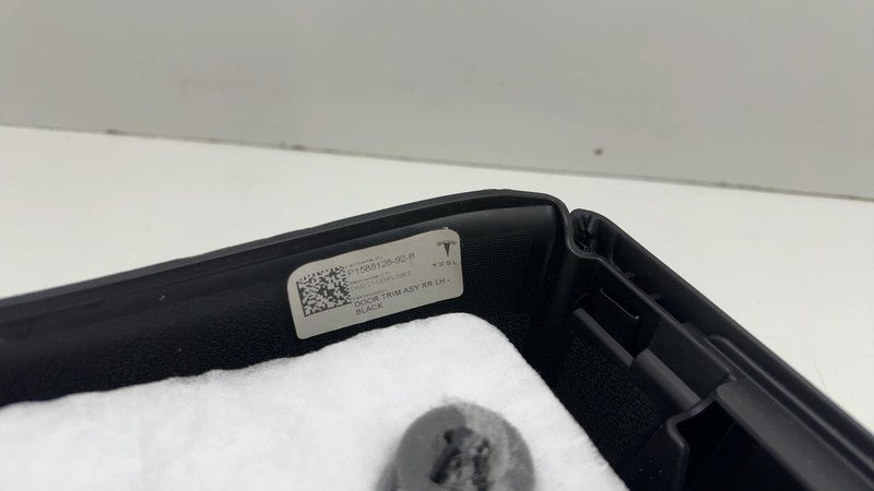 1588128-92-B ⭕ 21-23 Tesla Model 3 Rear Left Interior Door Panel Trim Card Cover 1588128-92-B