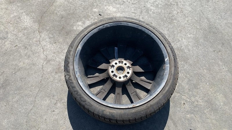 ⭕ 16-20 Tesla Model X Wheel Rim 22x9J + 33mm w/ Continental Tire 265/3