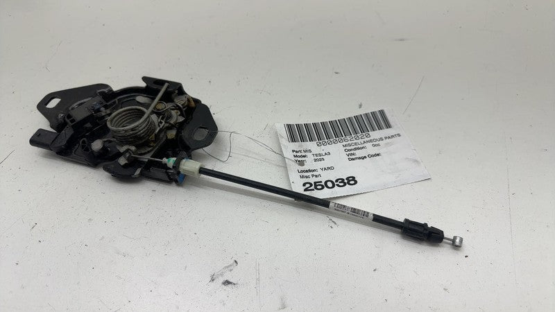 ⭕ 20-23 Model 3 Y Front Hood Latch Double Pull Single Actuator w/ Cabl