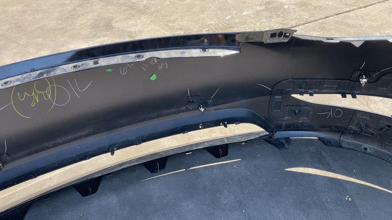 ⭕ 20-22 Model Y Front Bumper Cover w/ Park Sensor Holes Black PBSB 149