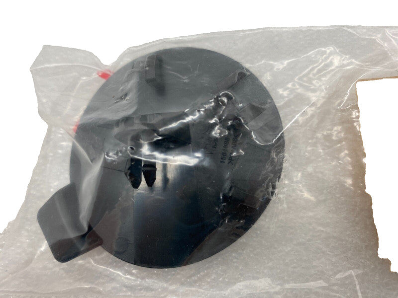 156468800A ⭕ 21-23 Model S MS Front Bumper Towing Eye Tow Hook Cap Cover Black 1564688-00-A