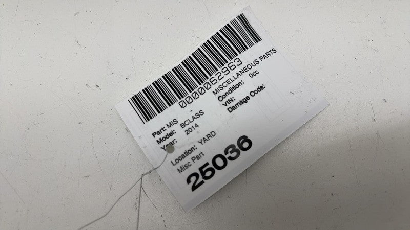 0589-P1-000249 ⭕ 2014-2015 Mercedes-Benz B Electric Drive Front Right Seatbelt & Retractor Assy