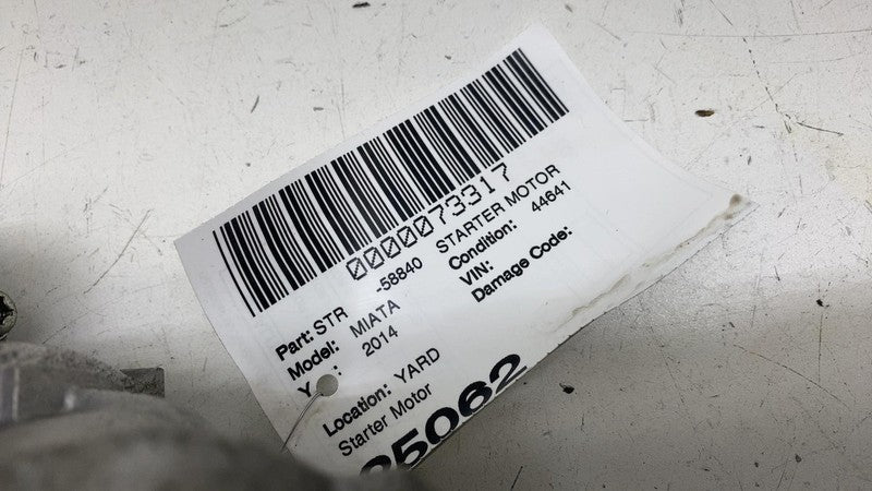 ⭕ 2006-2015 Mazda MX-5 Miata 2.0L 2-Door Grand Touring Starter Motor M