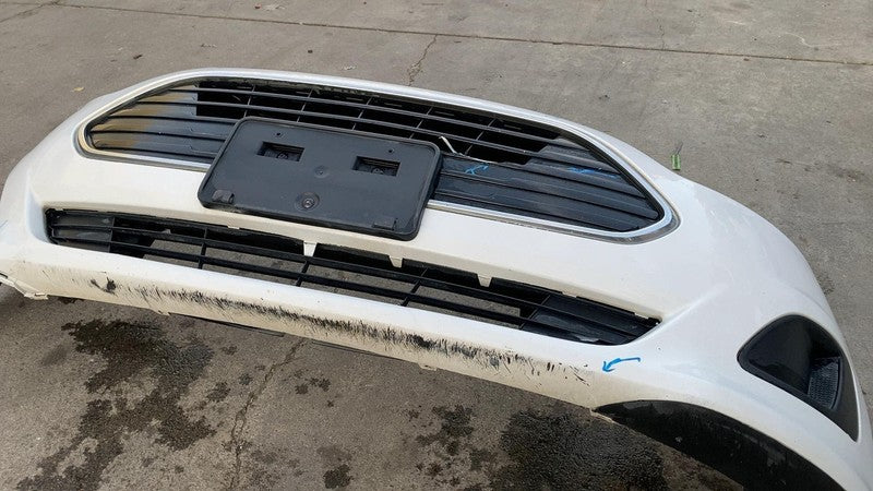 2017 Ford C-Max Front Bumper Cover Shell Panel w/ Grille & Emblem Whit