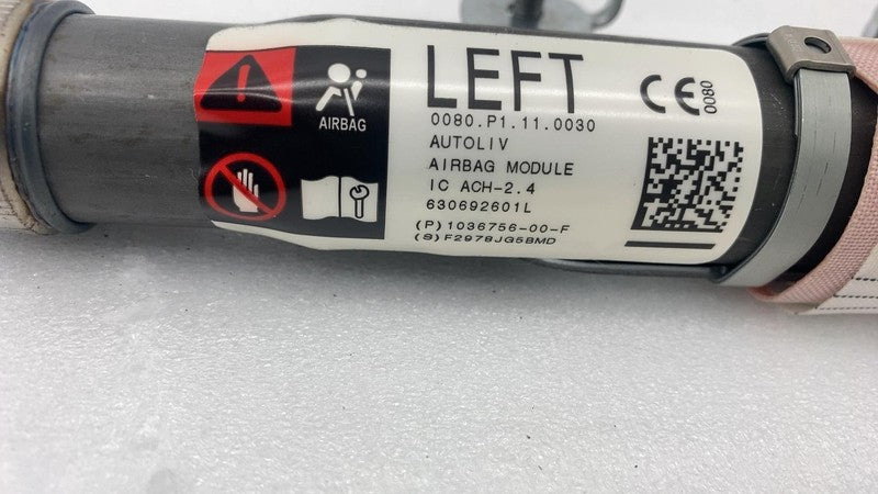 ⭕16-23 Model X Front Driver 1st Row Roof Curtain Airbag Module Left 10