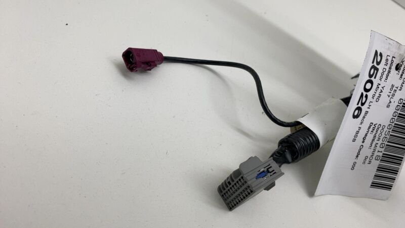 1041317-00-E 16-20 Tesla Model S Left Exterior Rear View Door Mirror Black PBSB 1041317-00-E