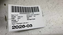 Headlamp Assembly TESLA MODEL Y Right 21