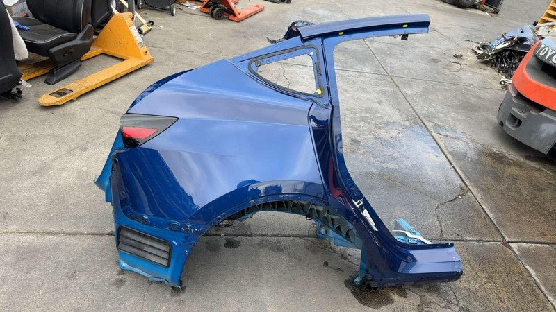 ⭕ 2020-2024 Tesla Model Y Rear Right Quarter Panel Structural Cutout Blue PPSB