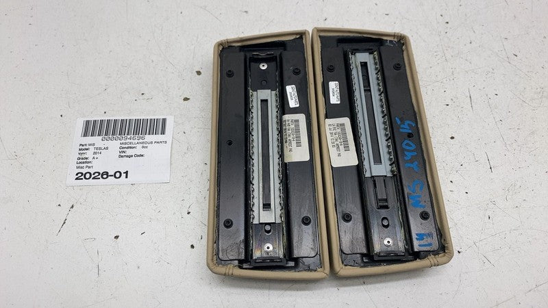 ⭕12-15 Model S Left & Right Center Console Armrest Pad 1024240-10-A/10