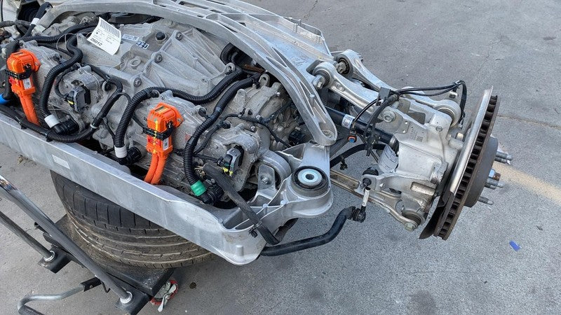 ⭕ 21-23 Model S Rear Drive Unit Motor + Subframe & Suspension Plaid 17